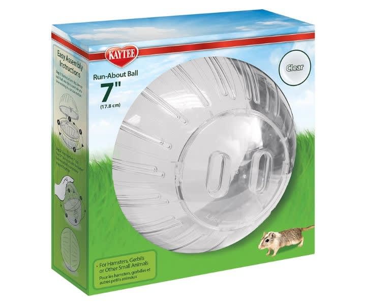 Kaytee 7" Clear Run-About Exercise Ball For Pet Hamsters product review