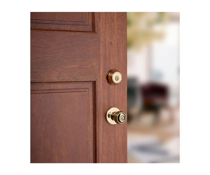 Kwikset 660 Deadbolt Lock, Polished Brass, Keyed Entry product review