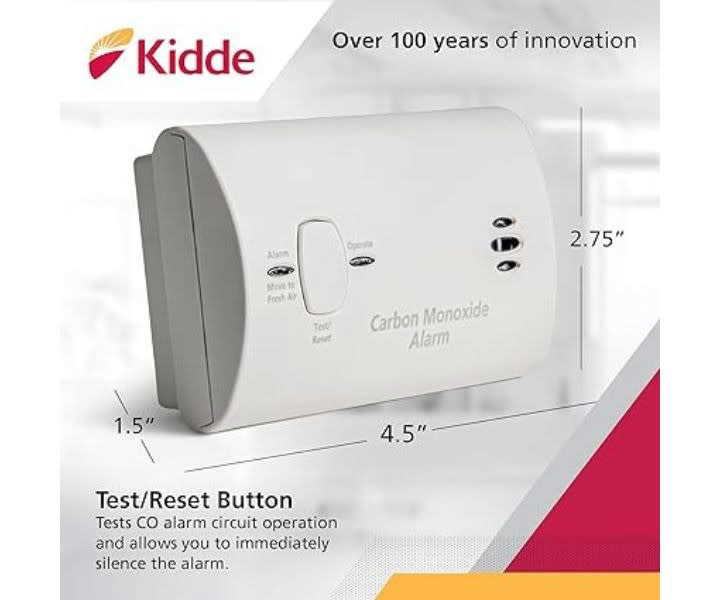 Kidde Carbon Monoxide Detector, Battery Powered CO Alarm product review
