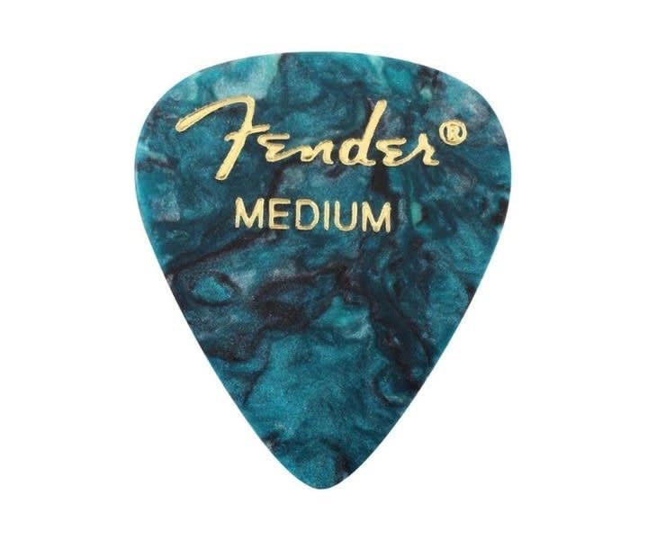 Fender Premium Celluloid Guitar Picks, Ocean Turquoise, Medium product review