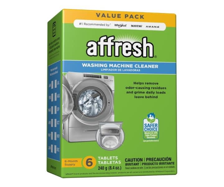Affresh Washing Machine Cleaner, 6 Tablets, HE & Standard Washers product review