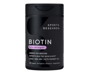 Sports Research Vegan Biotin 5000mcg, 120 Softgels: Full Review and Analysis