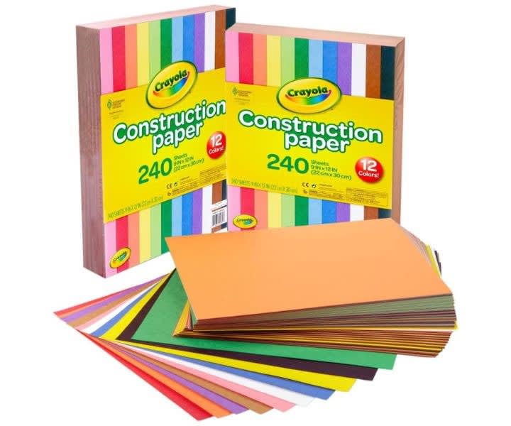 Crayola Construction Paper, 480ct , Bulk Art Supplies product review