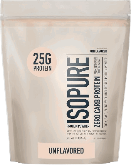 Isopure Unflavored Protein, Whey Isolate, with Vitamin C & Zinc product review