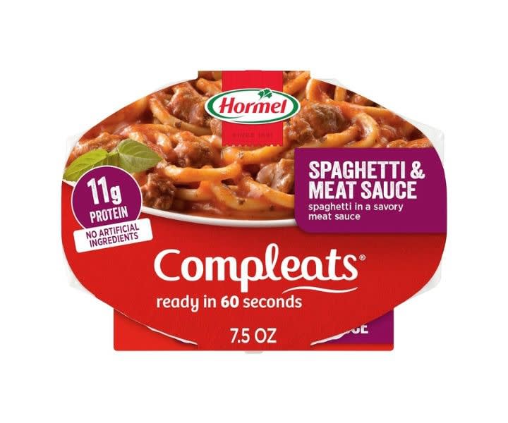 HORMEL COMPLEATS Spaghetti & Meat Sauce, 7.5 oz, product review