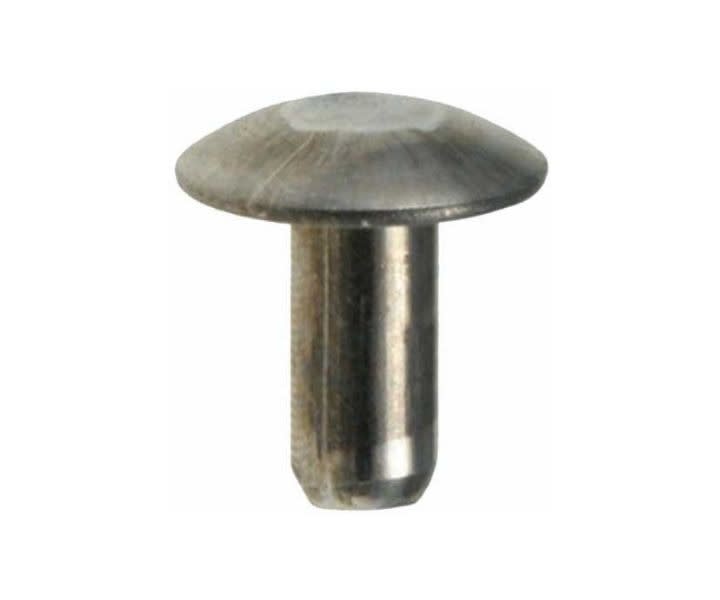100 3/16 Brazier Head Solid Aluminum Rivets 3/8 Length Clipsandfasteners Inc product review