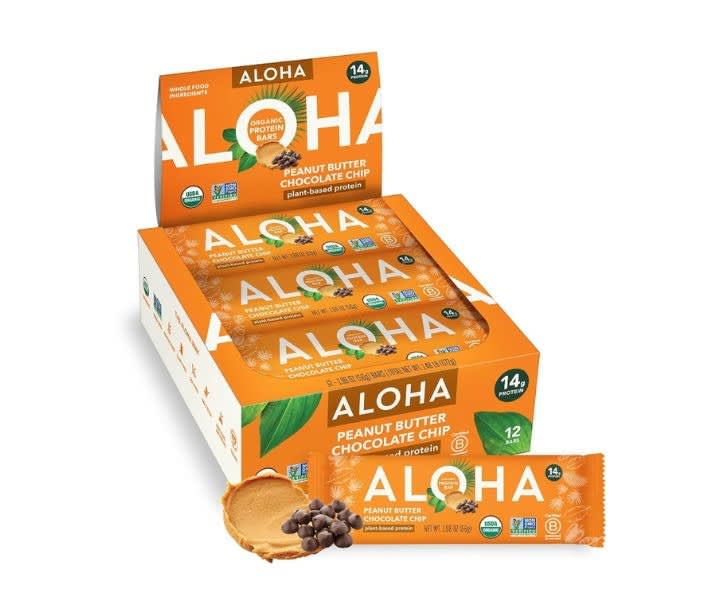 ALOHA Organic Plant Based Protein Bars Peanut Butter product review