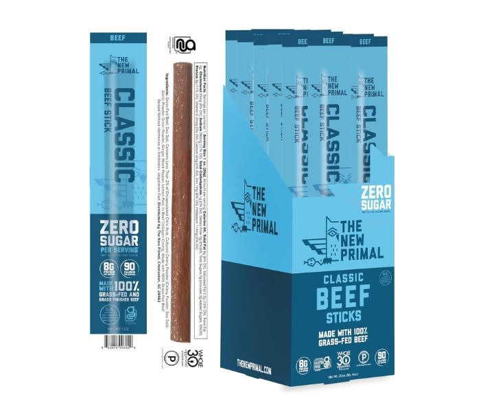 The New Primal Grass Fed Beef Sticks Special product review