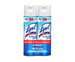 Lysol Disinfectant Spray, Crisp Linen 19oz | 2-Pack Review: Is It Worth It?