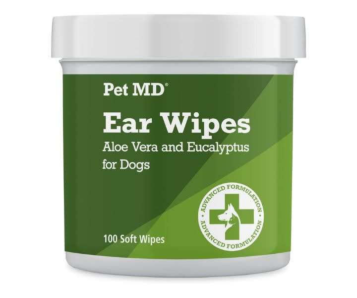 Pet MD Dog Ear Cleaner Wipes, Aloe & Eucalyptus, 100 product review