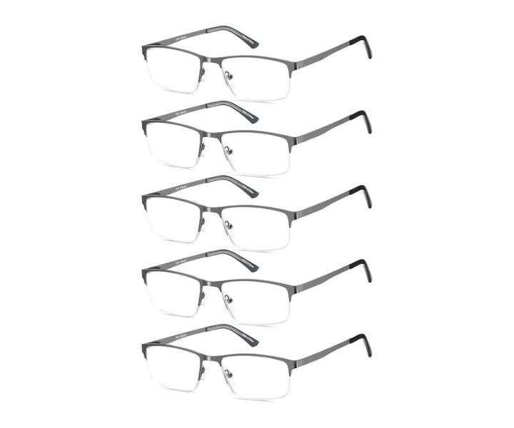 EYECEDAR 5-Pack Reading Glasses for Men Blue Light Block product review