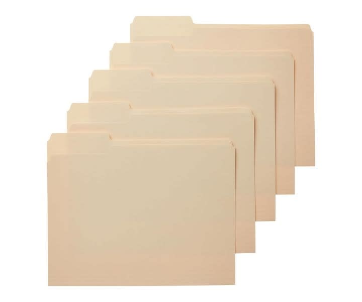 Amazon Basics 1/3-Cut Tab, Assorted Positions File Folders product review