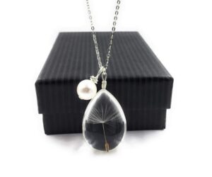 Popular Glass Dandelion Wish Pendant Necklace Crystal Pearl Review: Is It Worth It?