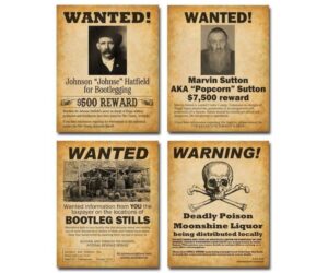 Is Bootlegger Wanted Posters - Set of 4, 8x10 Unframed Worth It? Full Review