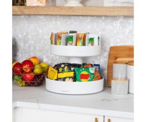 Mind Reader 2-Tier Snack Carousel | Countertop Organizer Review: Is It Worth It?