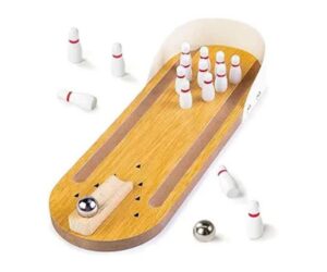 3 otters Mini Bowling Set, Wooden Tabletop Bowling Game Desk Toys Review: Is It Worth It?