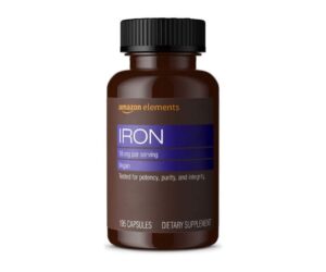 Amazon Elements Iron 18mg Capsules