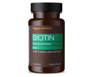 Vegan Biotin 5000mcg - Hair, Skin, Nails