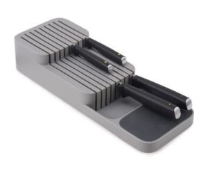 Joseph Joseph DrawerStore Knife Organizer – Holds 9 Knives, Grey: Full Review and Analysis