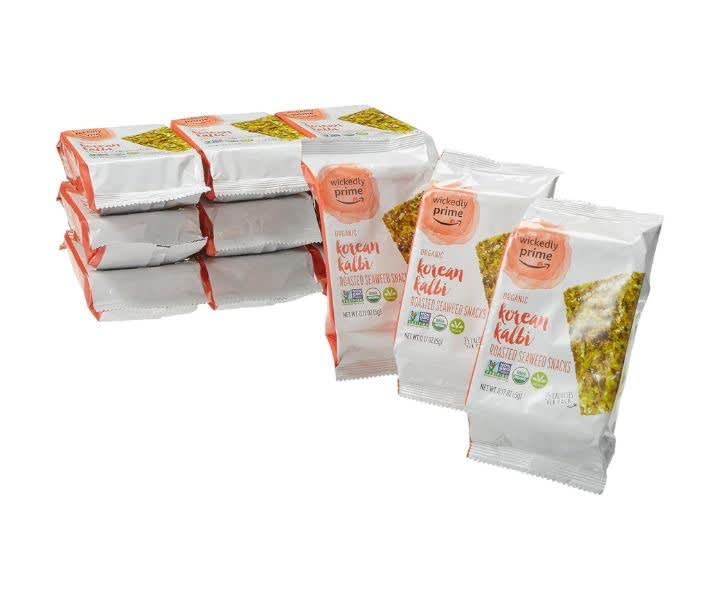 Wickedly Prime Korean Kalbi Seaweed Snacks 0.17oz |12-Pack product review