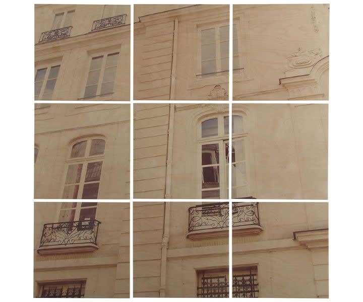 5"Stone & Beam Modern 9-Piece White Paris Building Mural, 48x48 product review