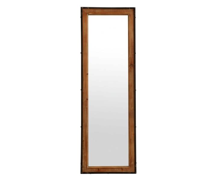 Stone & Beam Wood & Iron Hanging Wall Mirror, 13.75x42 product review