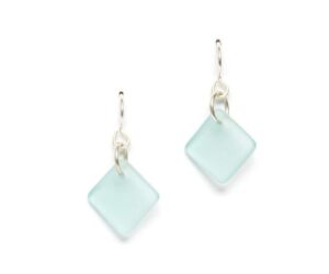 Diamond Sea Glass Earrings, Eco-Friendly Beach Jewelry Review: Is It Worth It?