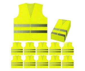 PeerBasics Safety Vests 10 Pack, Yellow Reflective Hi Vis Review: Is It Worth It?