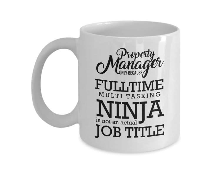 Best Coffee Mug: Property Manager - Full-Time Ninja Job product review