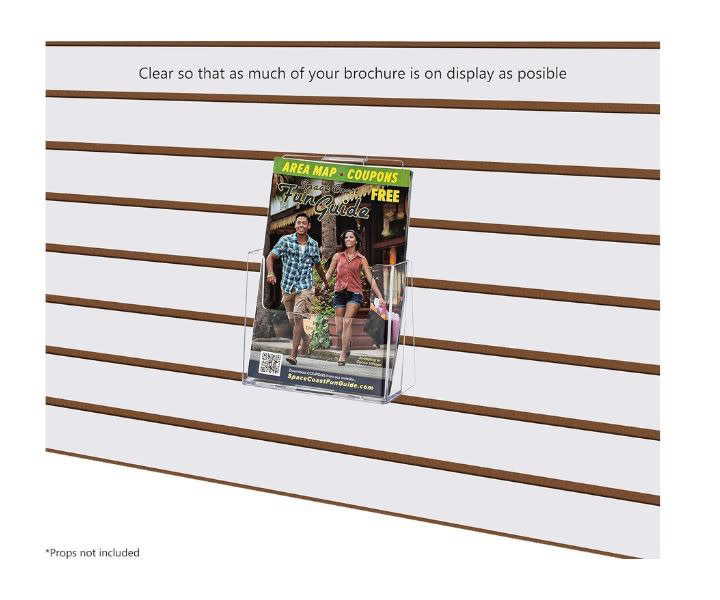 10 Pack Slatwall Brochure Holder 5.5" Clear Acrylic Display product review