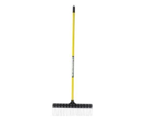 55" Lightweight Fiberglass Rake with Steel Tines for Landscaping Review: Is It Worth It?