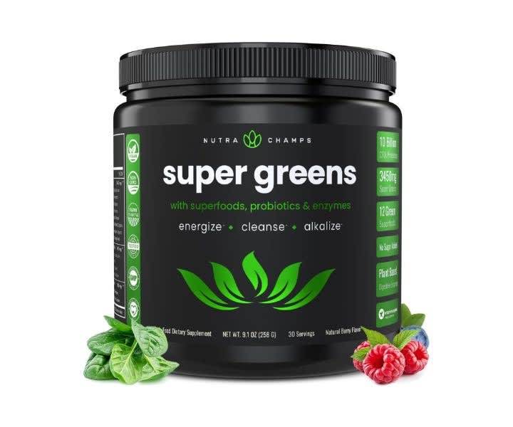 NutraChamps Super Greens Powder | 20+ Organic Veggies product review