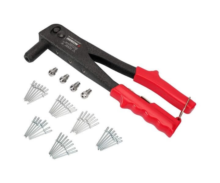 Arrow Heavy Duty Riveter Kit, Professional Pop Rivet Gun with Assorted 120 Rivets product review