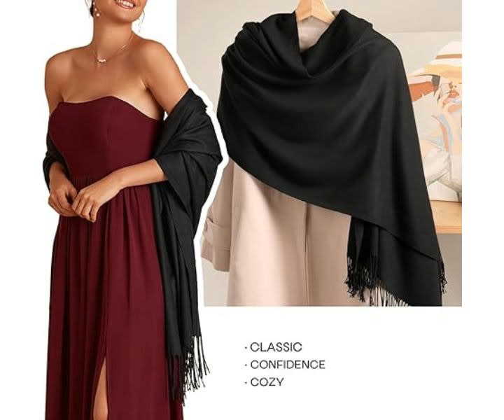 FURTALK Women's Pashmina Shawl Wrap for Evening Dresses product review