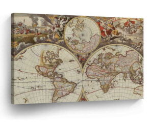 Old World Map Canvas Print Decorative Art Review: Is It Worth It?