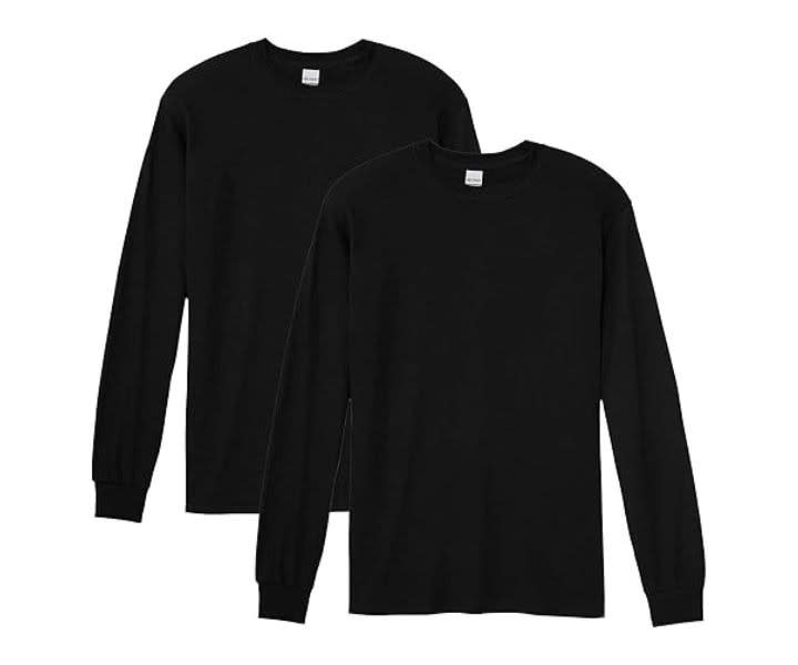 Gildan Adult Heavy Cotton Long Sleeve T-Shirt, 2-Pack product review