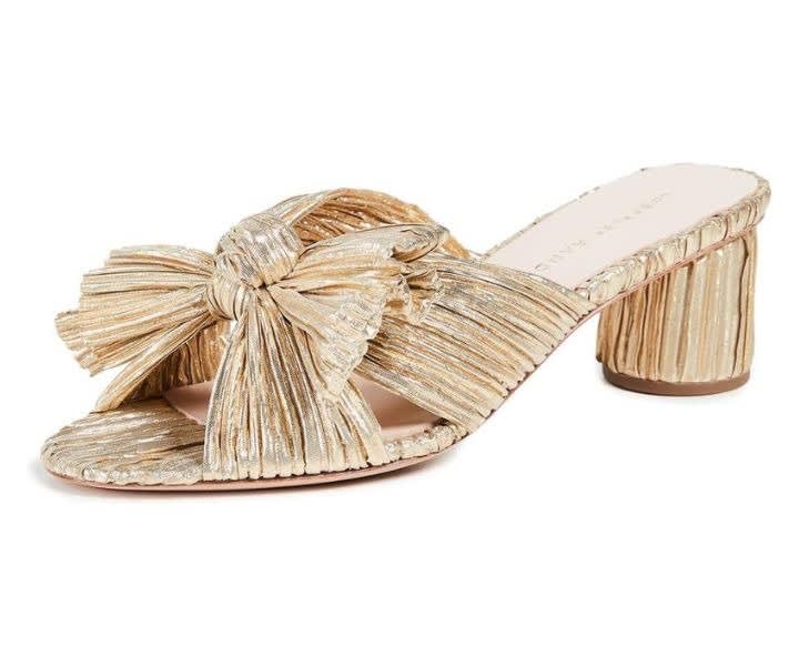 Loeffler Randall Women's Emilia Pleated Bow Sandals product review