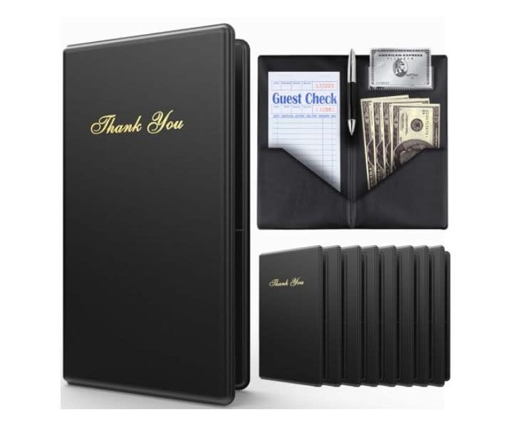 Check Presenters for Restaurants 10-Pack Black Card Holders product review