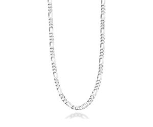 Miabella 925 Sterling Silver 5mm Diamond-Cut Figaro Necklace: Full Review and Analysis
