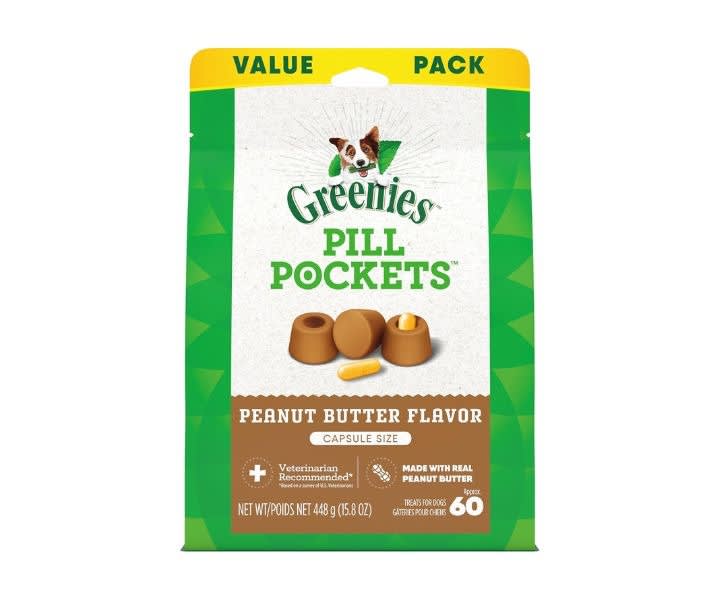 Greenies Pill Pockets for Dogs Capsule Size Natural Soft Dog Treats 60p product review