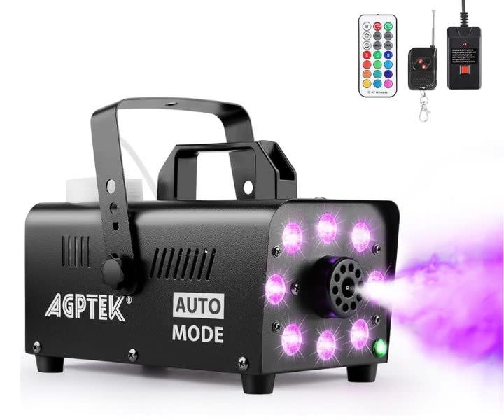 AGPTEK 500W Fog Machine with 13 LED Lights, 2000CFM product review
