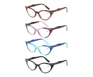 Kerecsen 4 Pack Ladies Stylish Cateye Reading Glasses | Women Review: Is It Worth It?
