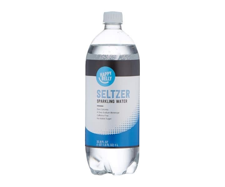 Amazon Brand - Happy Belly Seltzer Sparkling Water, 33.8 fl oz product review