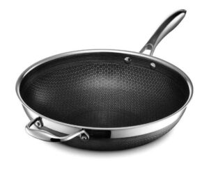 HexClad Hybrid Nonstick 12-Inch Wok, Stay-Cool Handle Review: Is It Worth It?