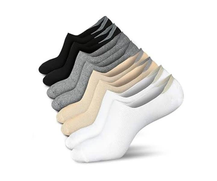 wernies No Show Socks Women Low Socks Non Slip Flat Boat Line product review