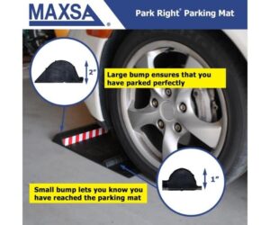 Maxsa 37356-RS Park Right 21" x 11" x 2" Parking Mat, Yellow: Full Review and Analysis