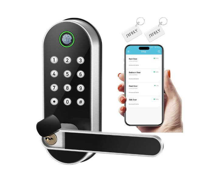 Sifely Digital Electronic Lock with Fingerprint & Code product review