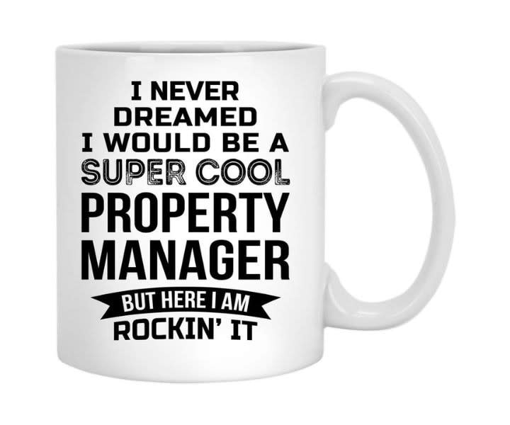 Funny Property Manager Mug: New Job Appreciation, product review