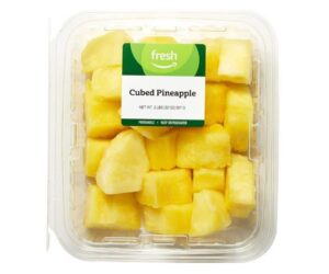 Fresh Cubed Pineapple