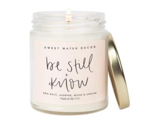 "Be Still and Know" Sea Salt Soy Wax Candle Review: Is It Worth It?